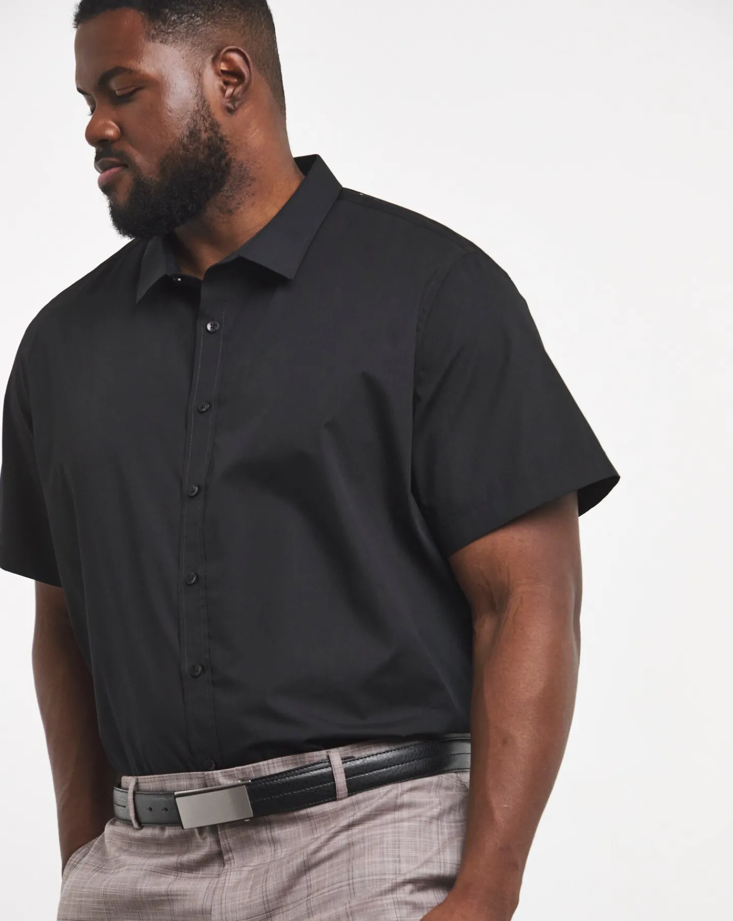 Jacamo Short Sleeve Formal Shirt Regular