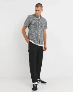 Jacamo Short Sleeve Gingham Shirt