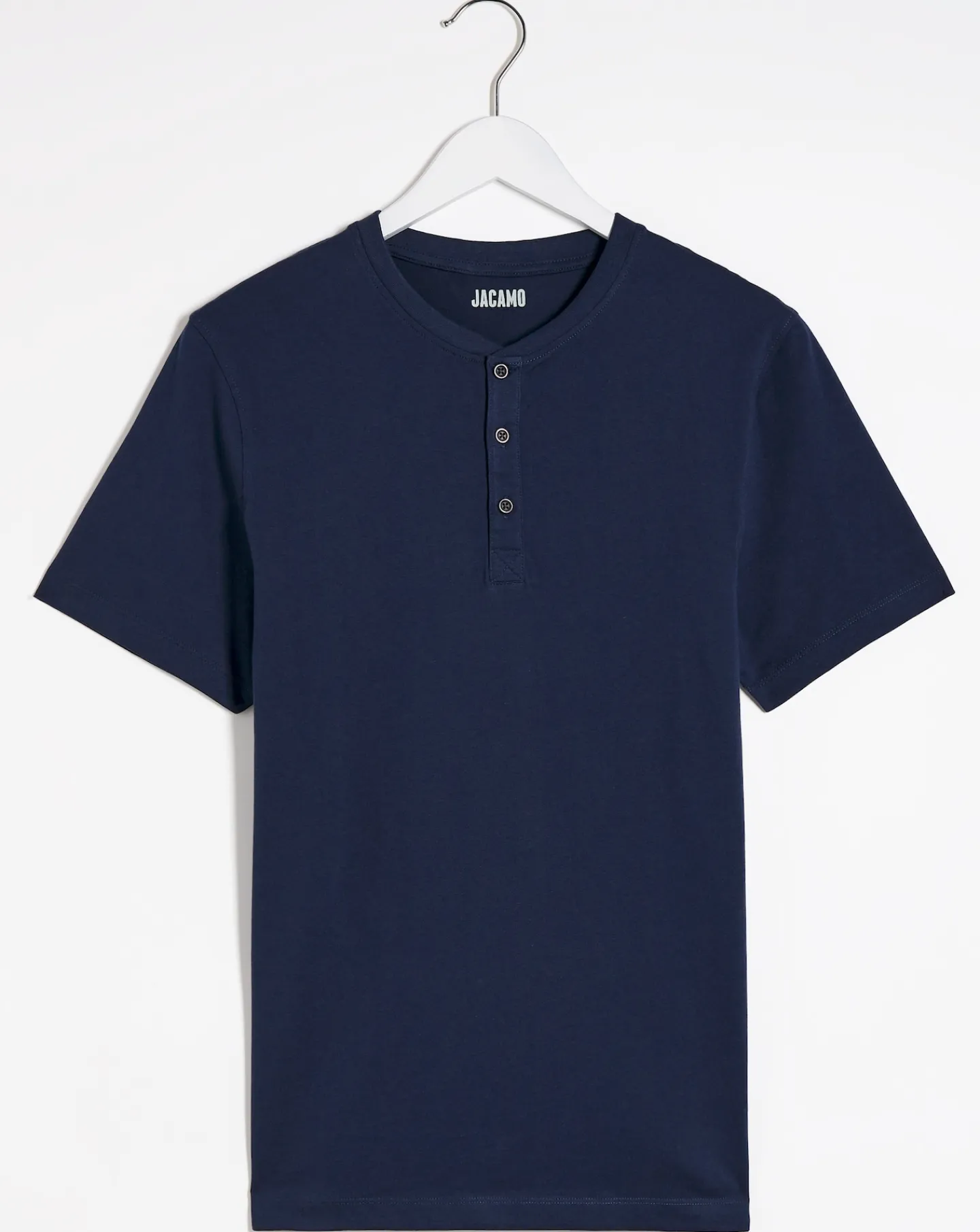 Jacamo Short Sleeve Grandad T-Shirt