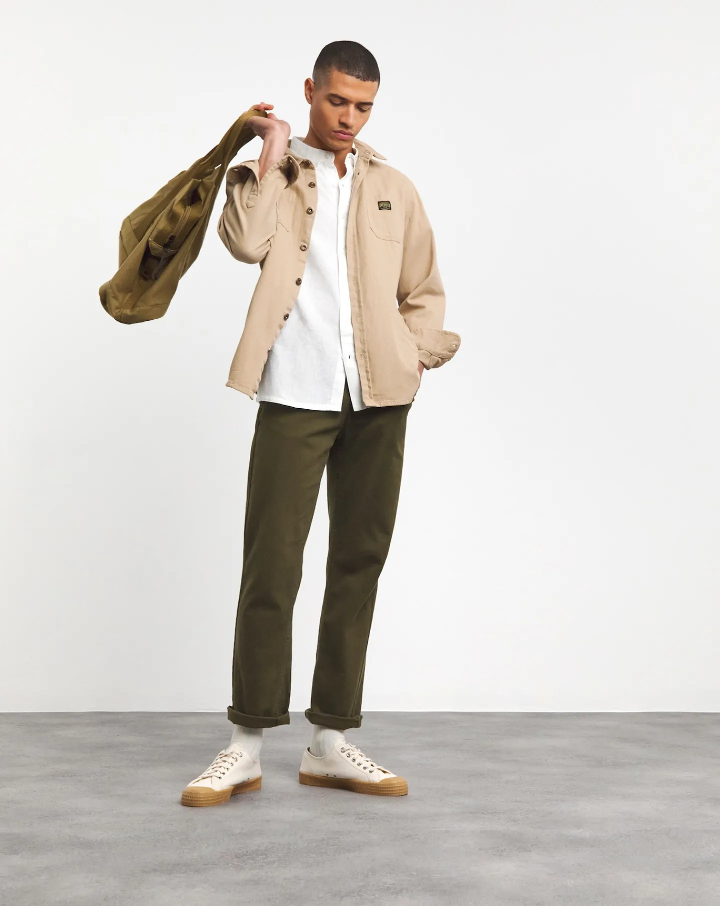 Jacamo Short Sleeve Linen Blend Shirt