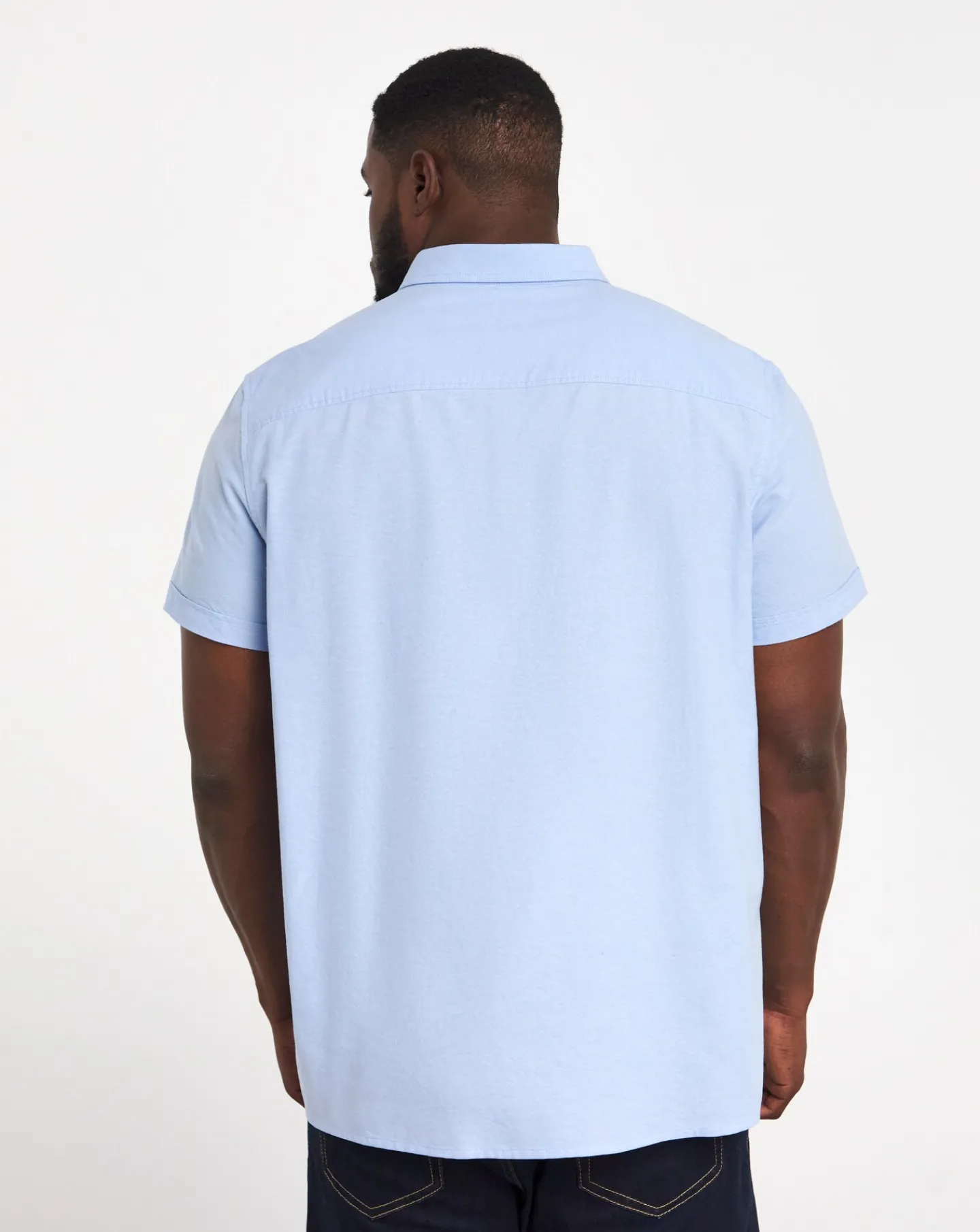 Jacamo Short Sleeve Oxford Shirt Regular Length