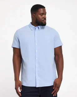 Jacamo Short Sleeve Oxford Shirt Regular Length