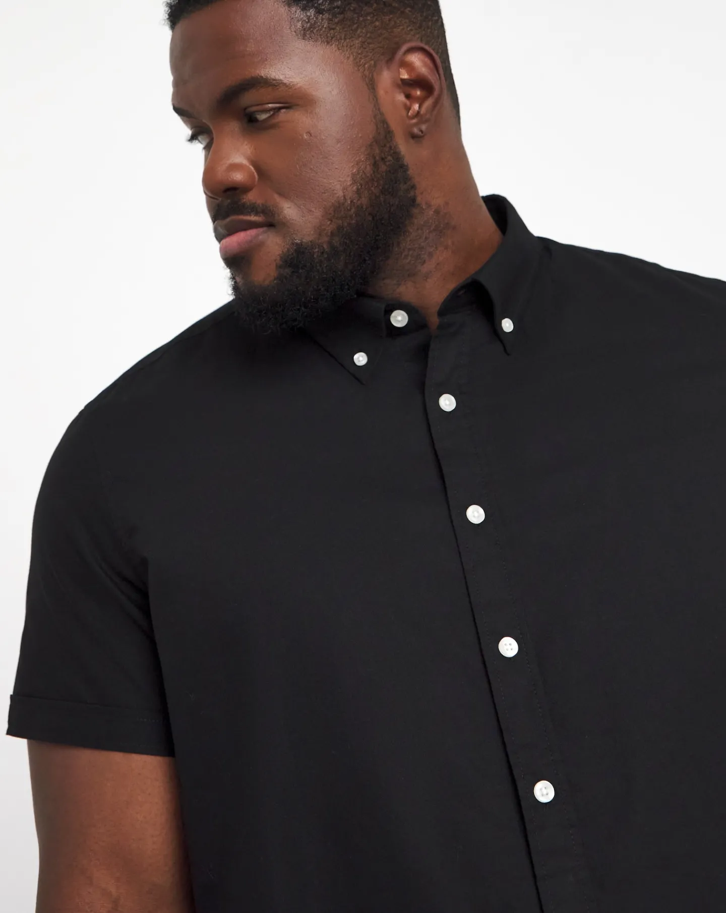 Jacamo Short Sleeve Oxford Shirt Regular Length