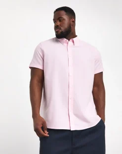 Jacamo Short Sleeve Oxford Shirt Regular Fit