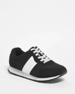 Jacamo Side Stripe Suede Look Runner Wide
