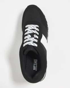 Jacamo Side Stripe Suede Look Runner Wide