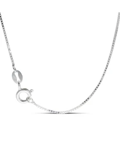 Jacamo SILVER 22" BOX CHAIN
