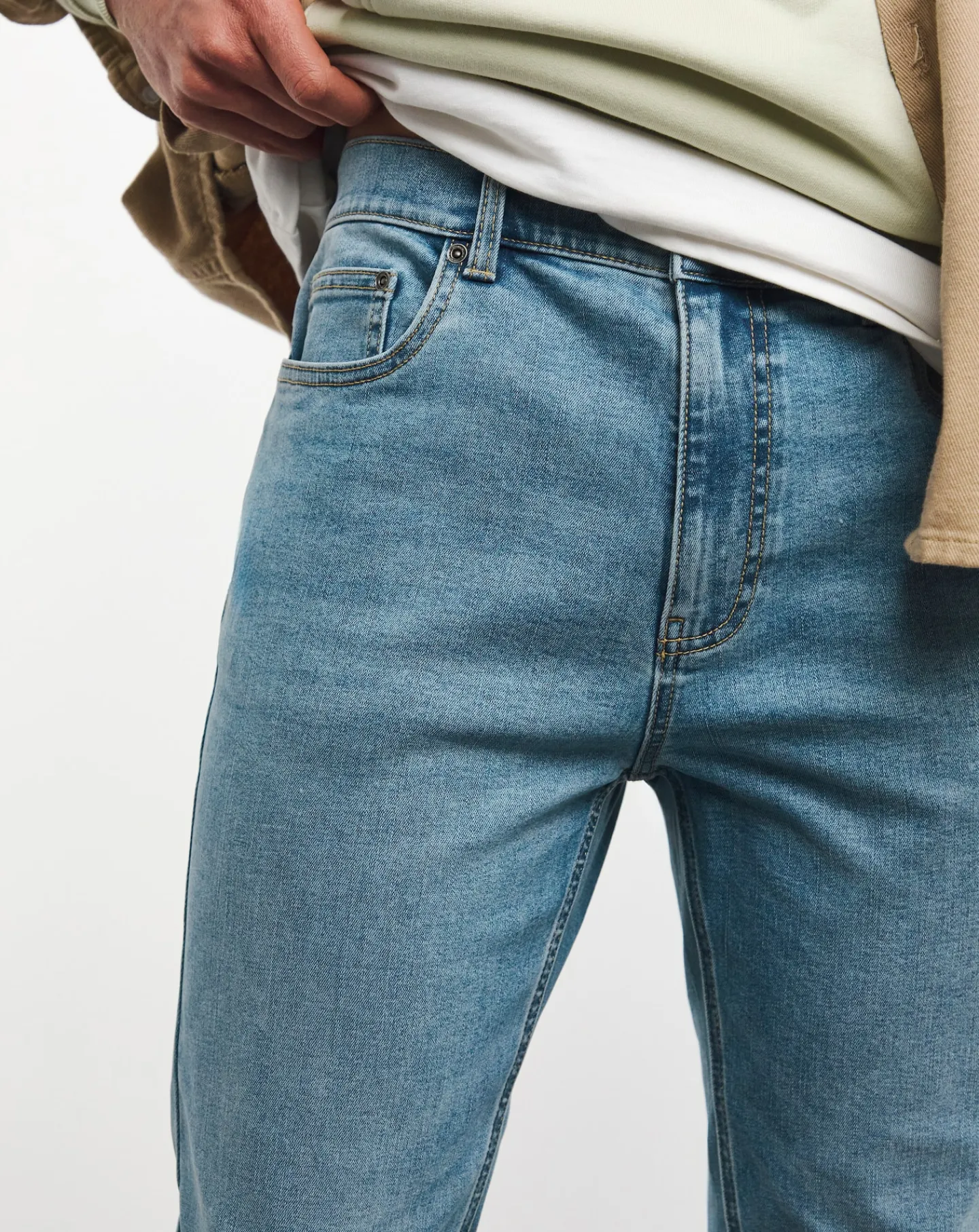 Jacamo Skinny Fit Stretch Jean Light Wash