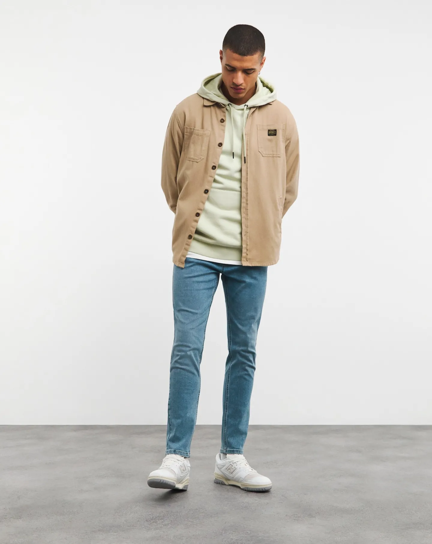 Jacamo Skinny Fit Stretch Jean Light Wash