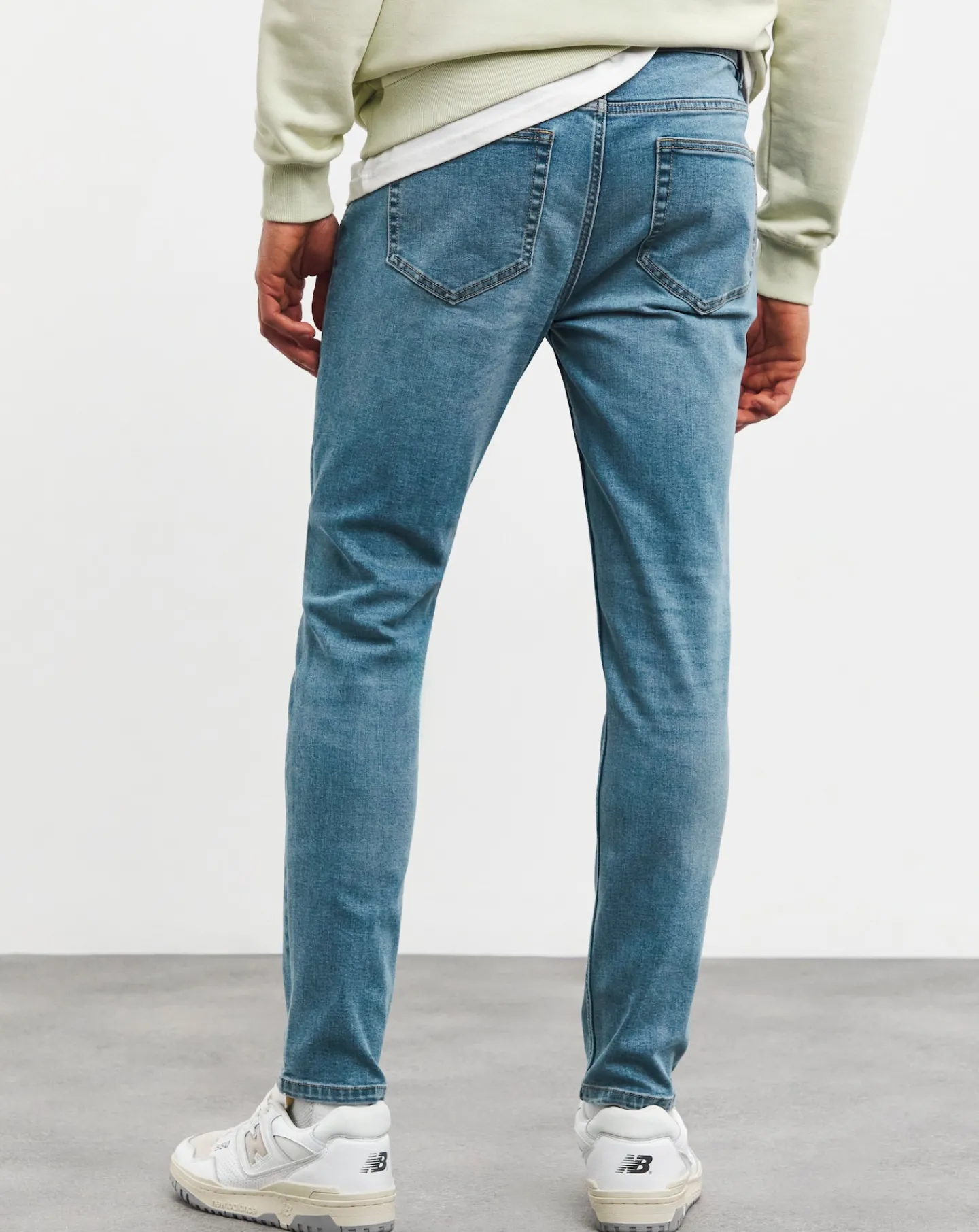 Jacamo Skinny Fit Stretch Jean Light Wash