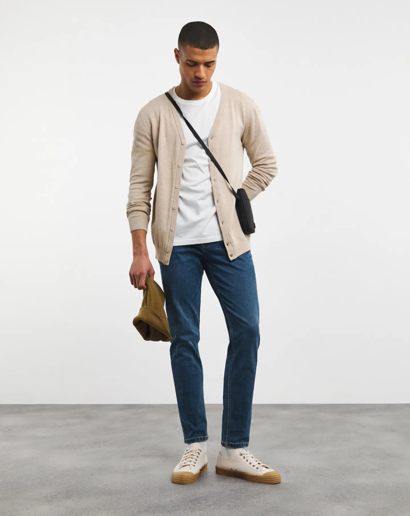 Jacamo Skinny Fit Stretch Jeans Mid Wash