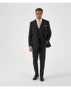Skopes Darwin Suit Trouser Black Stripe