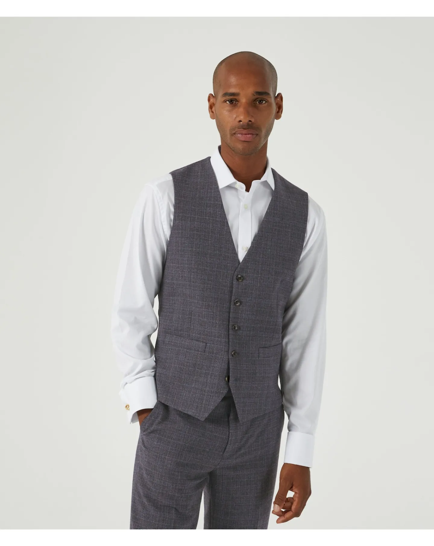 Skopes Jacob Suit Waistcoat Check
