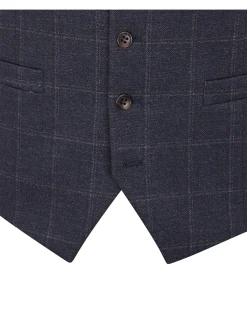 Skopes Thoresby Suit Waistcoat Check