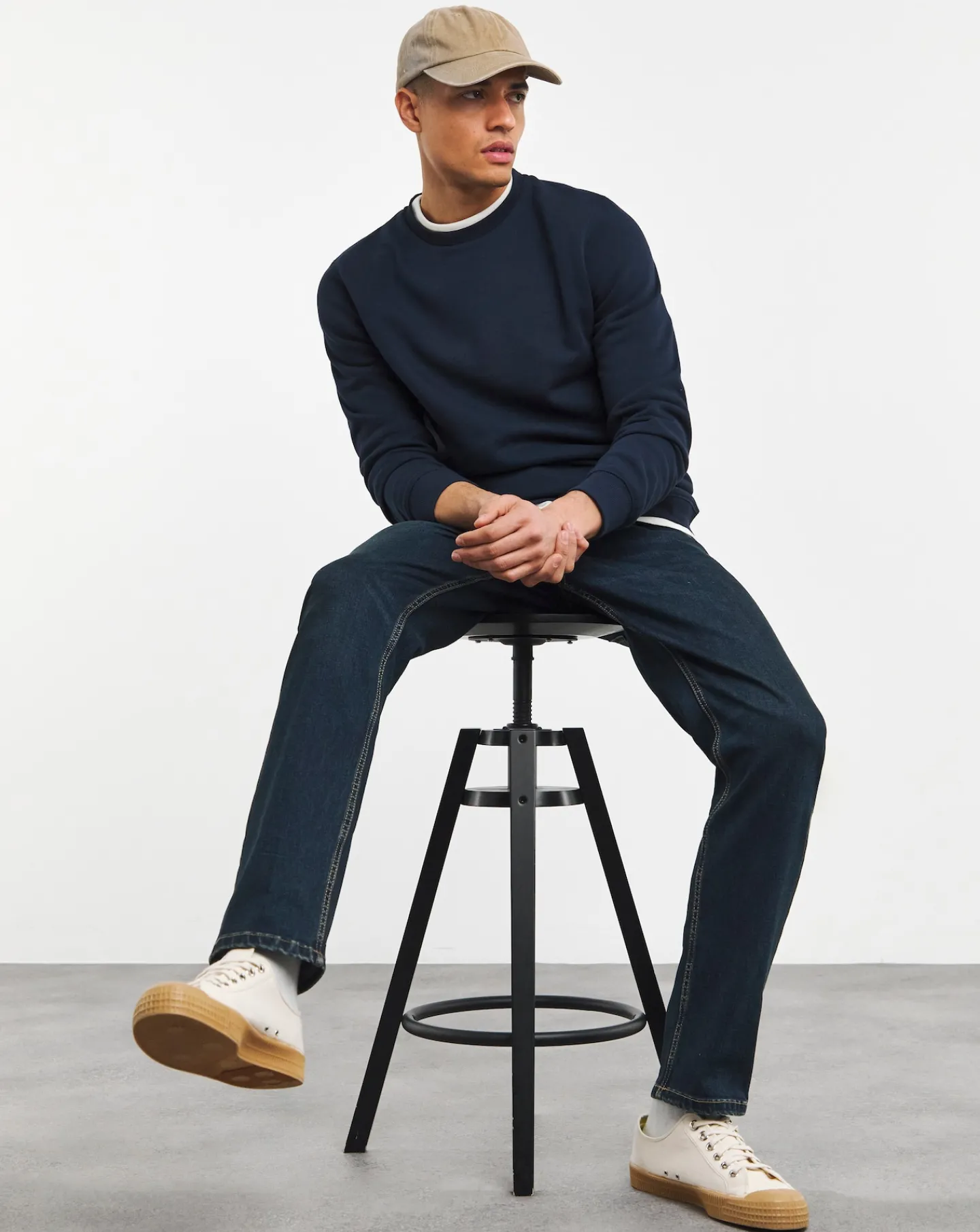 Jacamo Slim Fit Stretch Jeans Dark Tint