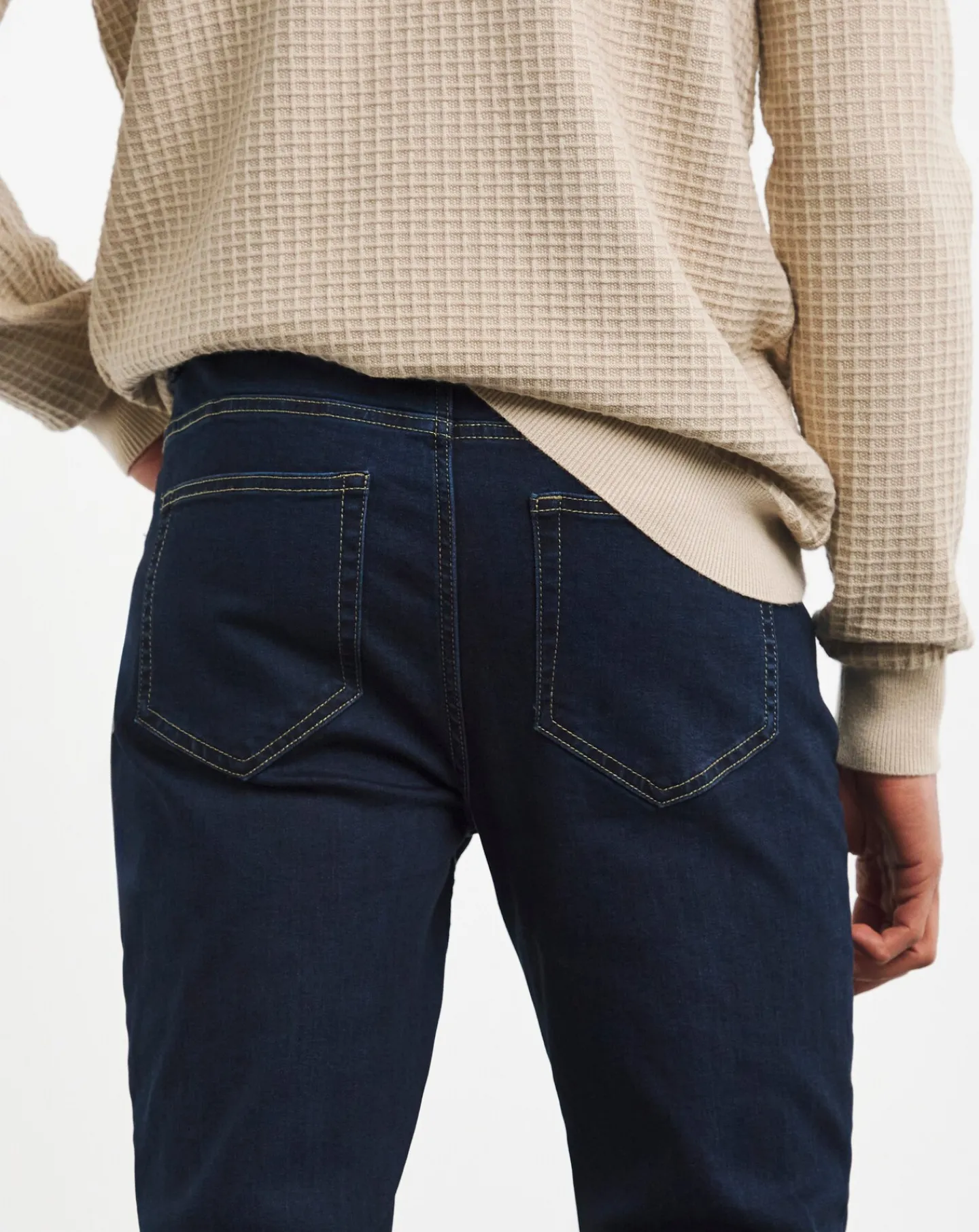 Jacamo Slim Fit Stretch Jeans Mid Wash