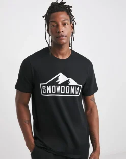 Snowdonia Chest Print T Shirt