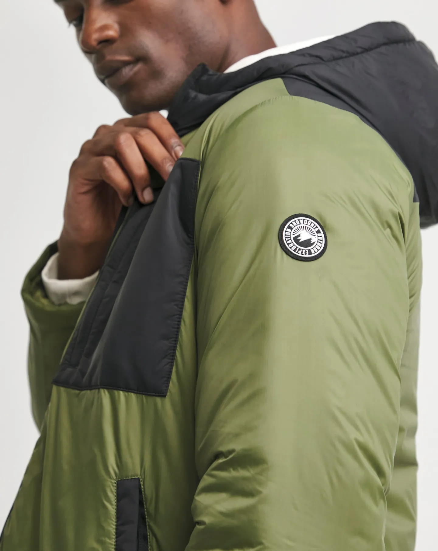 Snowdonia Wadded Colour Block Jacket