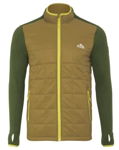 Snowdonia Square Padded Hybrid Zip Up Jacket