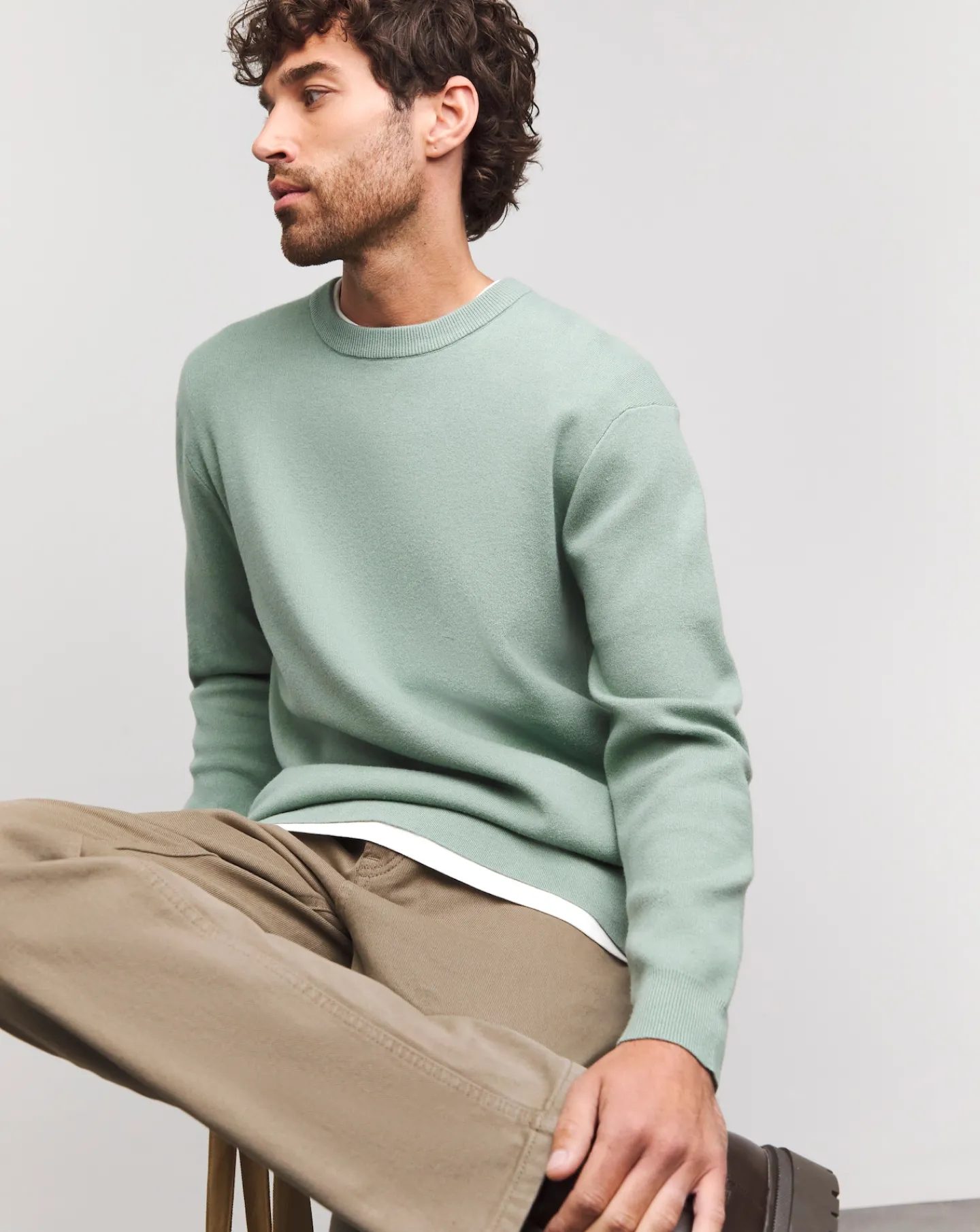 Jacamo Soft Touch Crew Neck Jumper with Ecovero