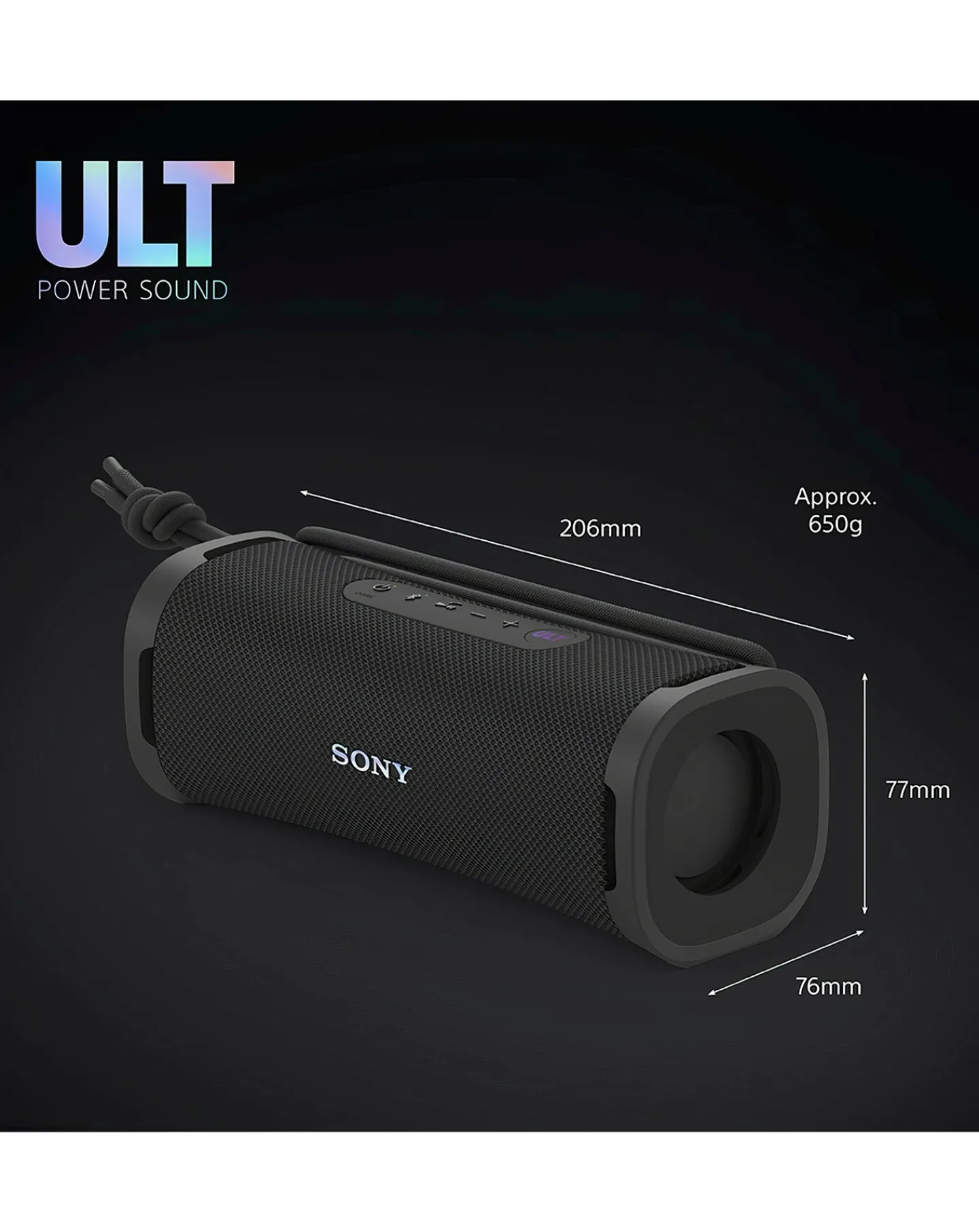 Sony ULT FIELD 1 Portable Wireless Speaker - Black