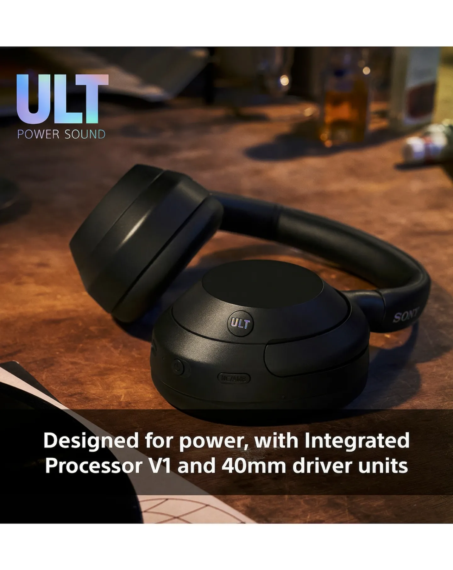 Sony ULT WEAR Wireless Over-Ear Headphones - Forest Grey