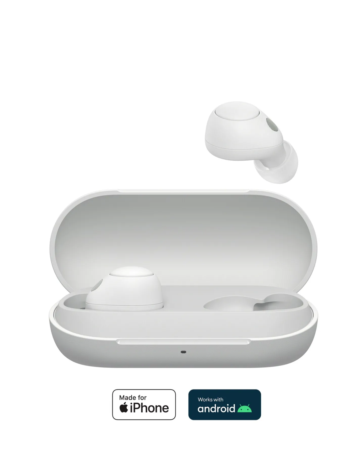 Sony WF-C700N True Wireless Noise Cancelling Earbuds - White