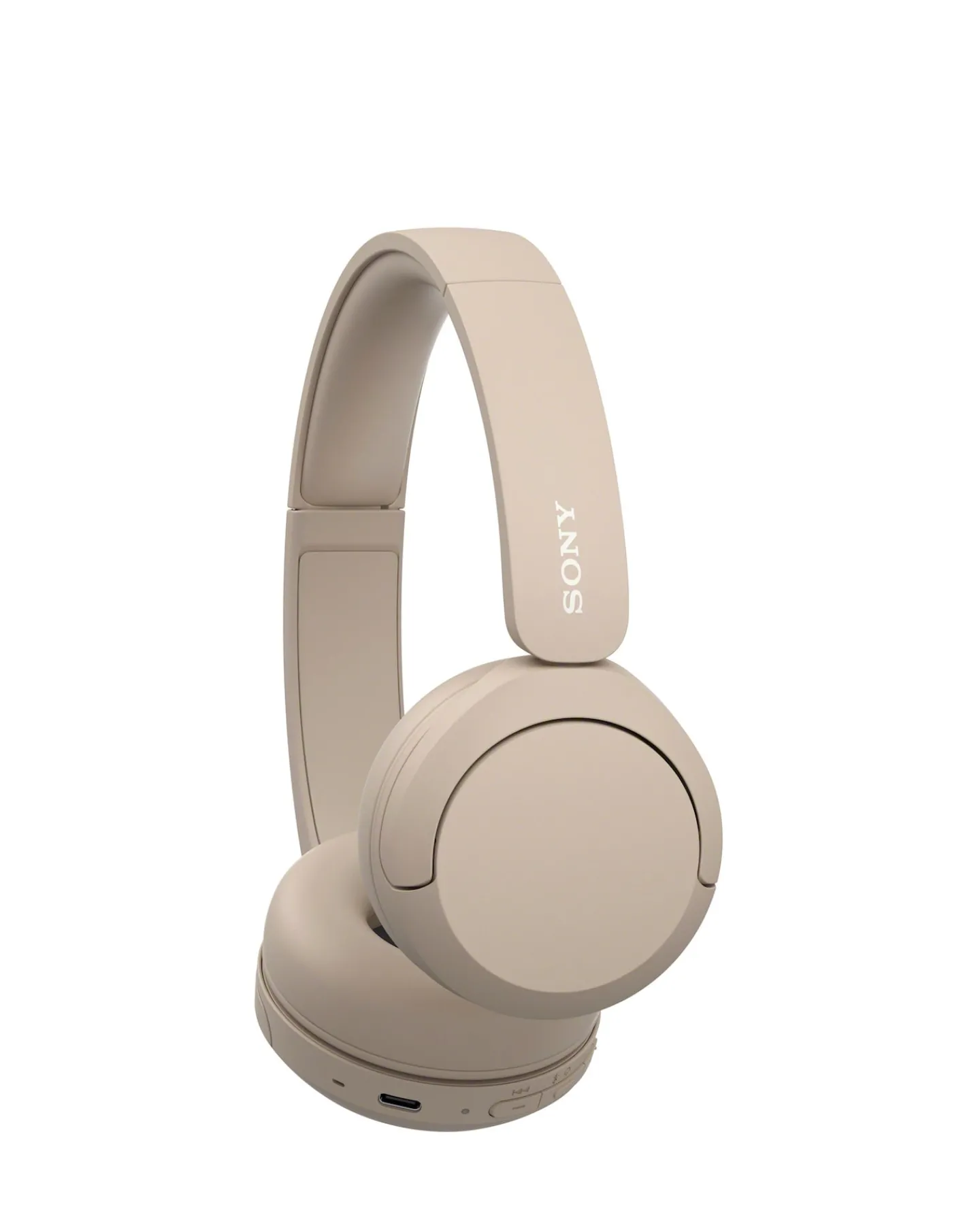 Sony WH-CH520 Wireless On-Ear Headphones - Beige