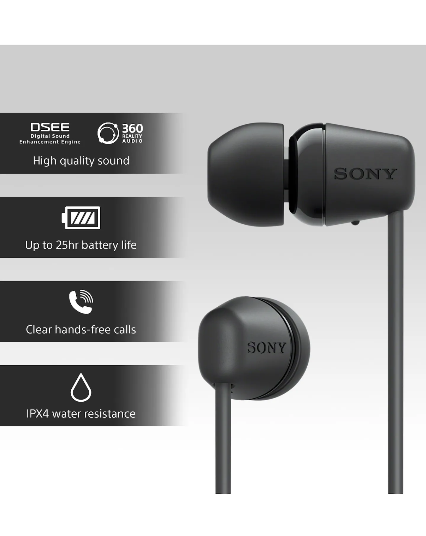 Sony WI-C100 Wireless In-Ear Headphones -