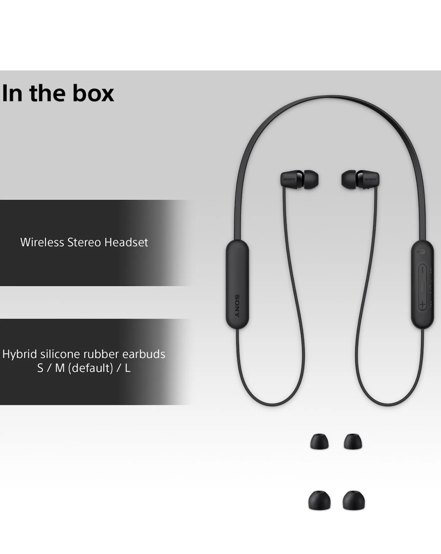 Sony WI-C100 Wireless In-Ear Headphones -
