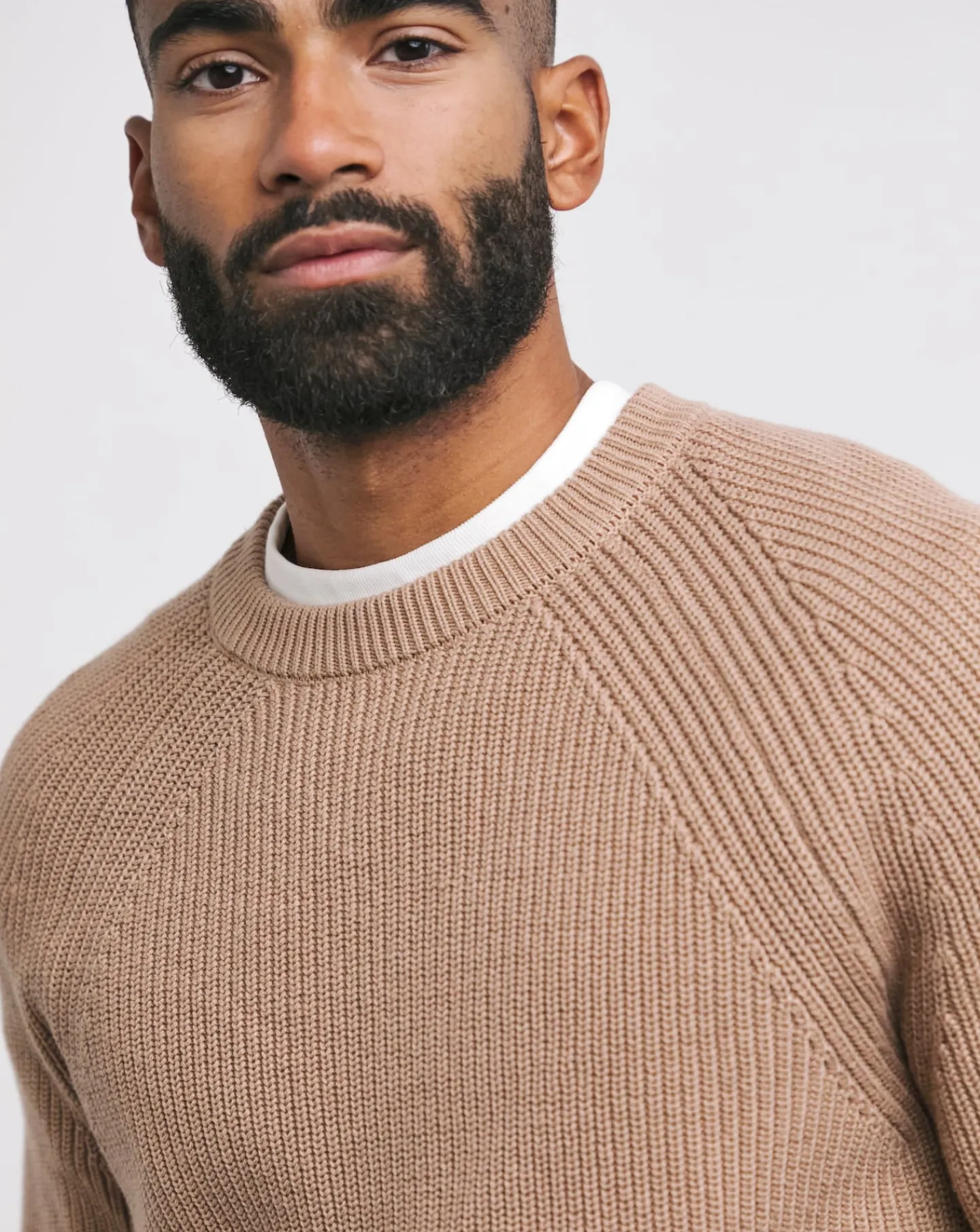 Jacamo Fisherman Raglan Crew Neck Jumper