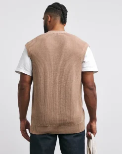 Jacamo Fisherman Relaxed Button Vest