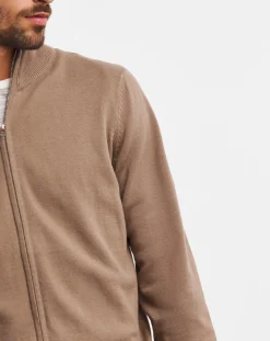 Jacamo Zip Through Funnel Neck Cardigan
