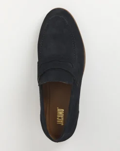 Jacamo Suede Formal Penny Loafer Wide Fit