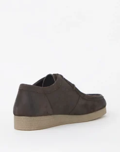 Jacamo Suede Leather Lace Up Shoe Wide