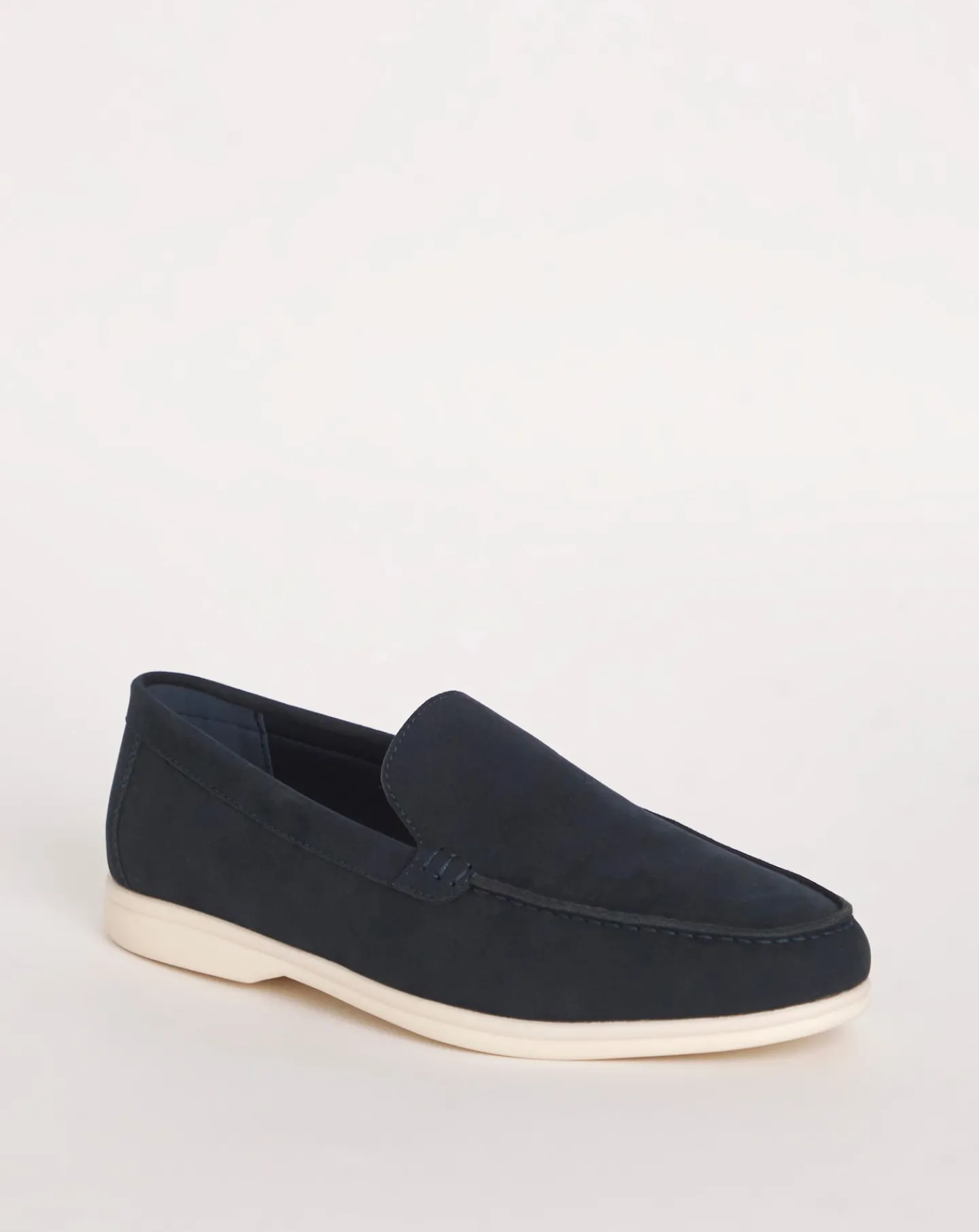 Jacamo Suede Look Loafer Wide Fit