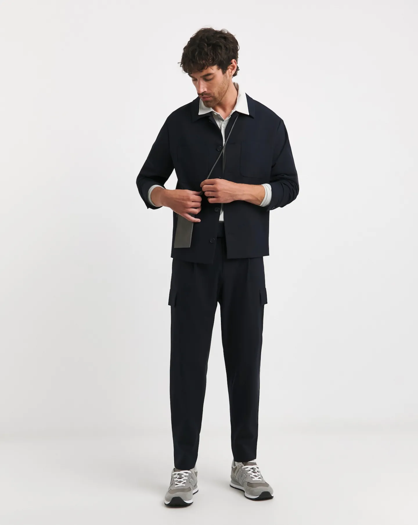 Jacamo Tailored Button Harrington Shacket