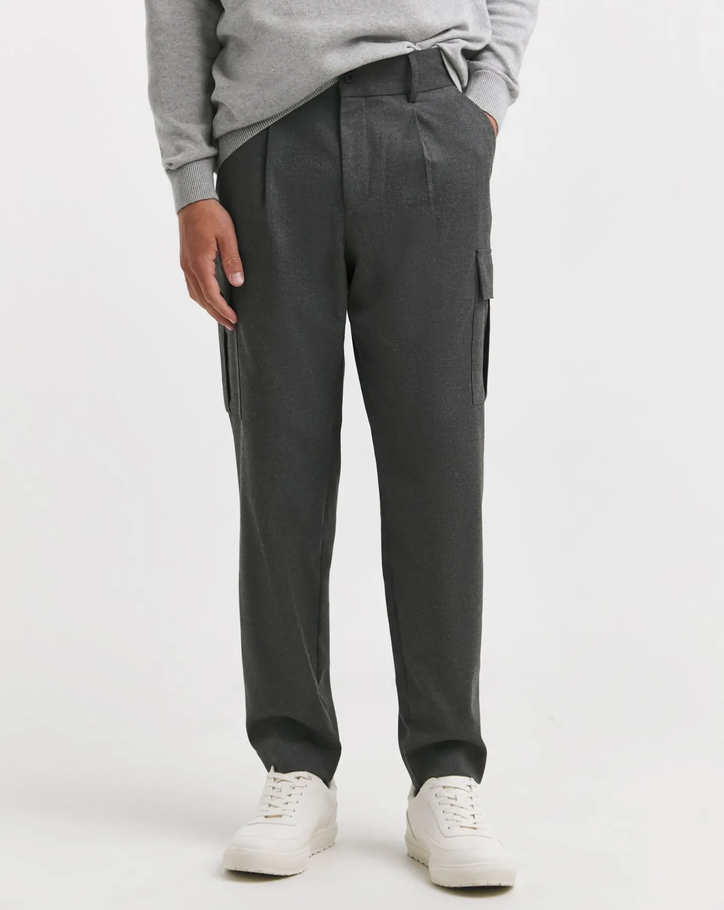 Jacamo Tailored Flannel Cargo Trouser