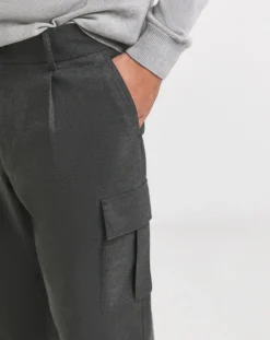 Jacamo Tailored Flannel Cargo Trouser