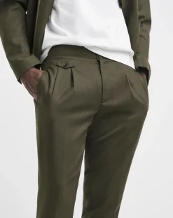 Jacamo Tailored Flannel Pleat Front Trouser