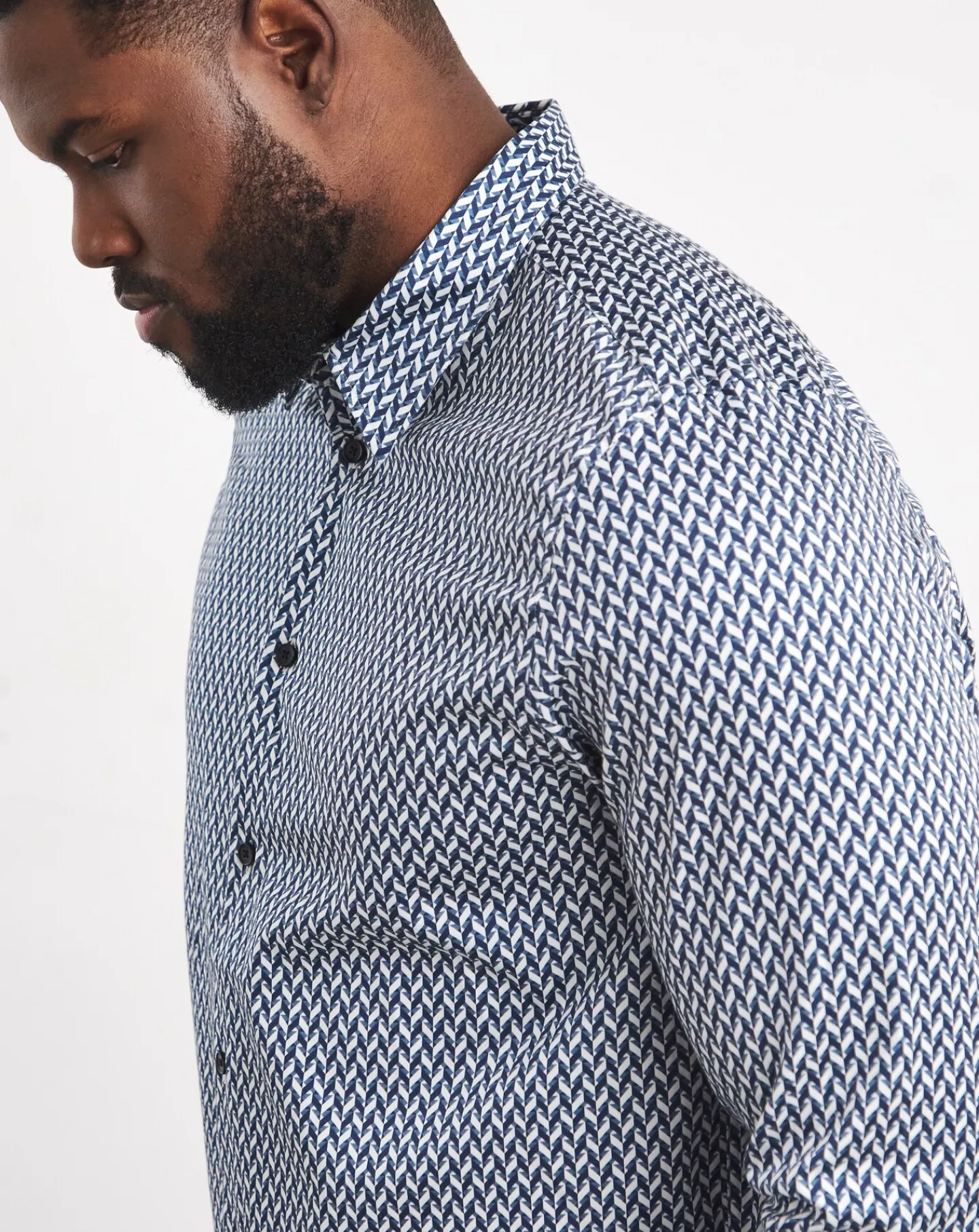 Ted Baker Laceby Geo Print Long Sleeve