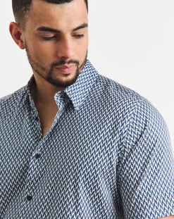 Ted Baker Lacesho Geo Print Shirt