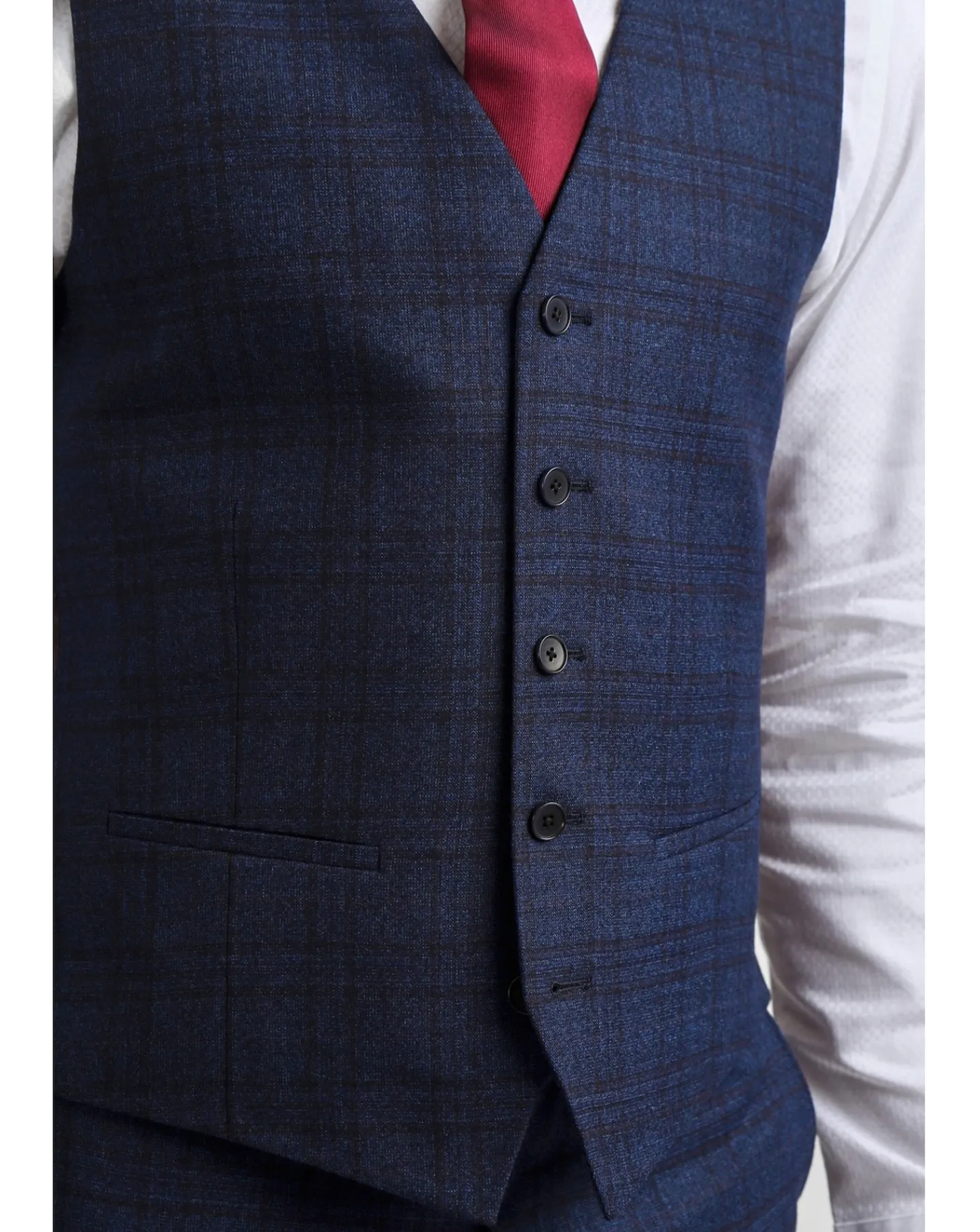 Ted Baker Slim Check Waistcoat