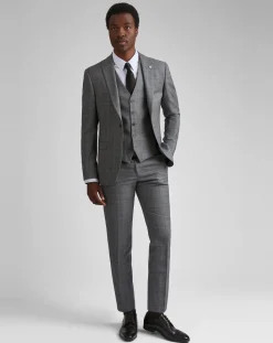 Ted Baker Slim Fit Check Trouser
