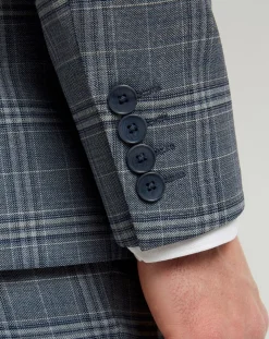 Ted Baker Slim Fit Check Jacket Reg