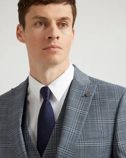 Ted Baker Slim Fit Check Jacket Reg