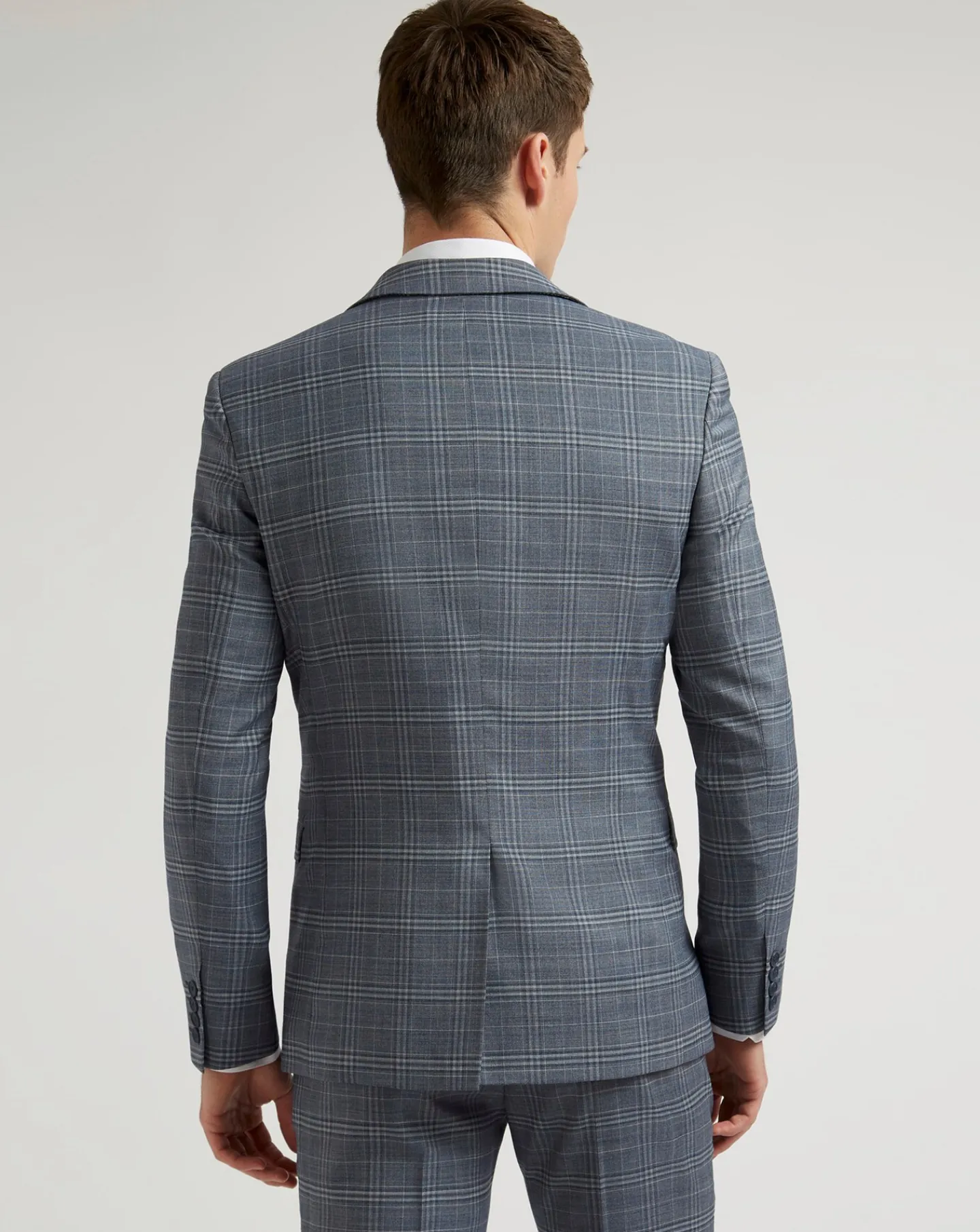 Ted Baker Slim Fit Check Jacket Reg