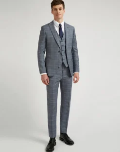 Ted Baker Slim Fit Check Jacket Reg
