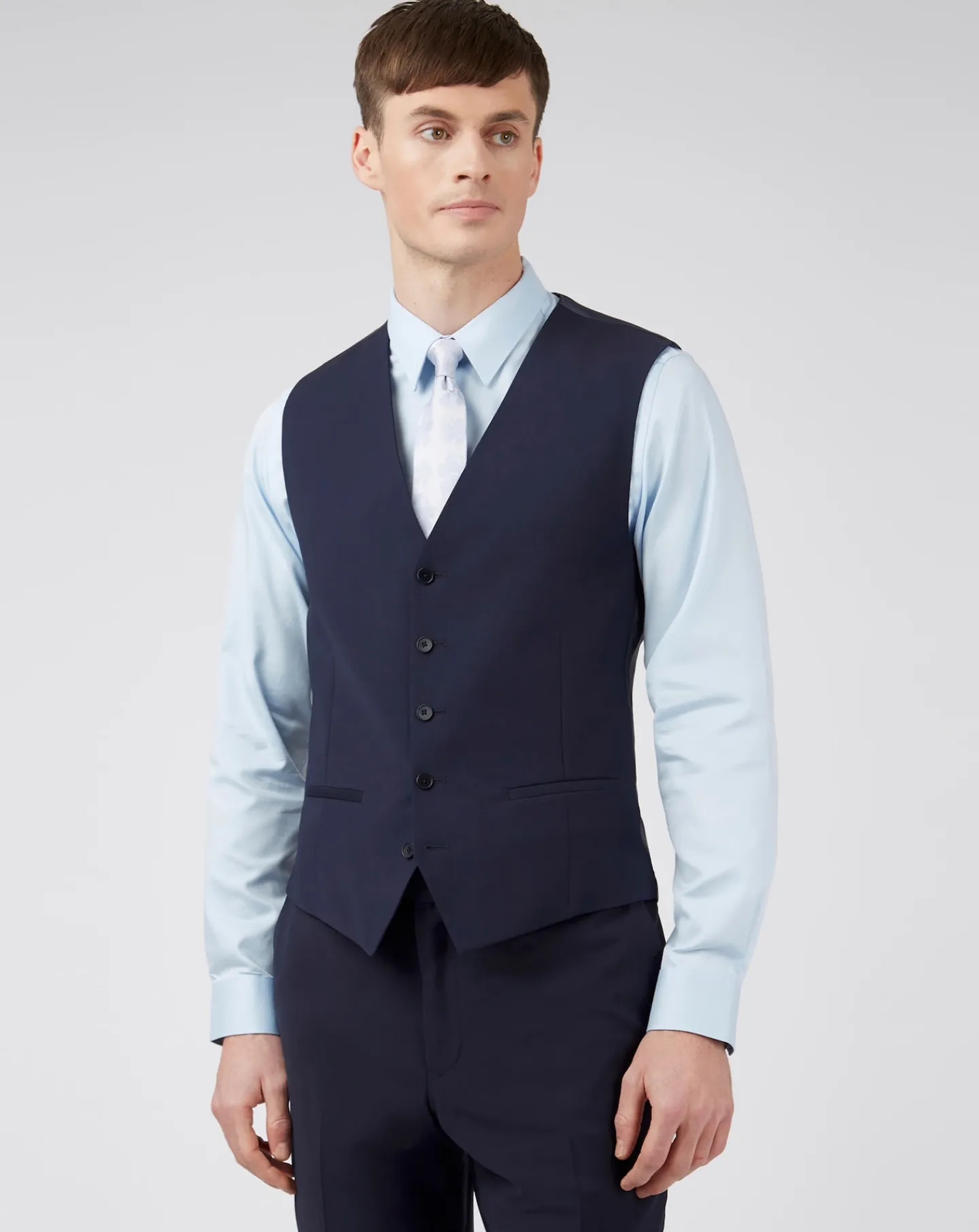 Ted Baker Slim Fit Panama Waistcoat