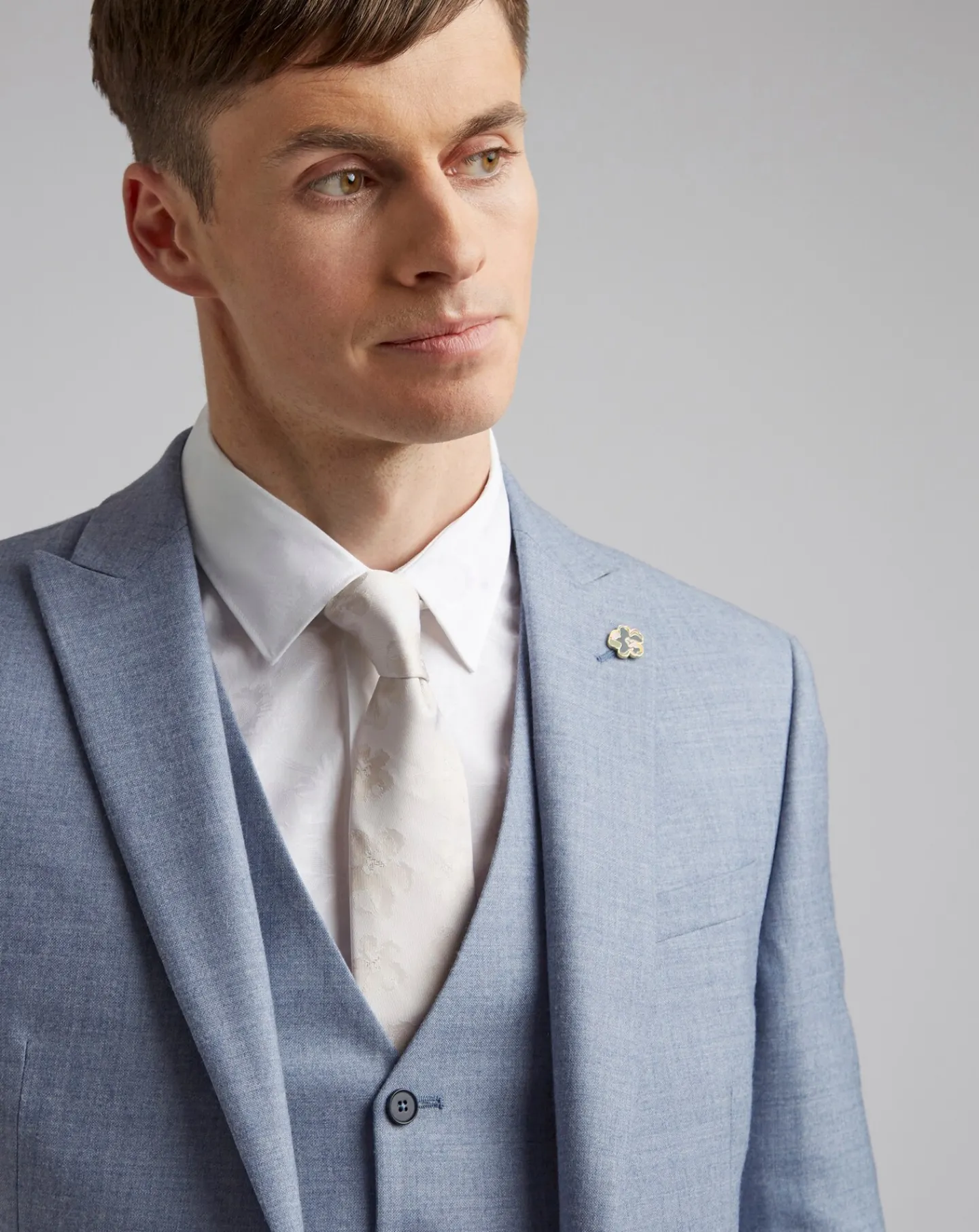Ted Baker Slim Fit Soft Brushed Flannel Jacket